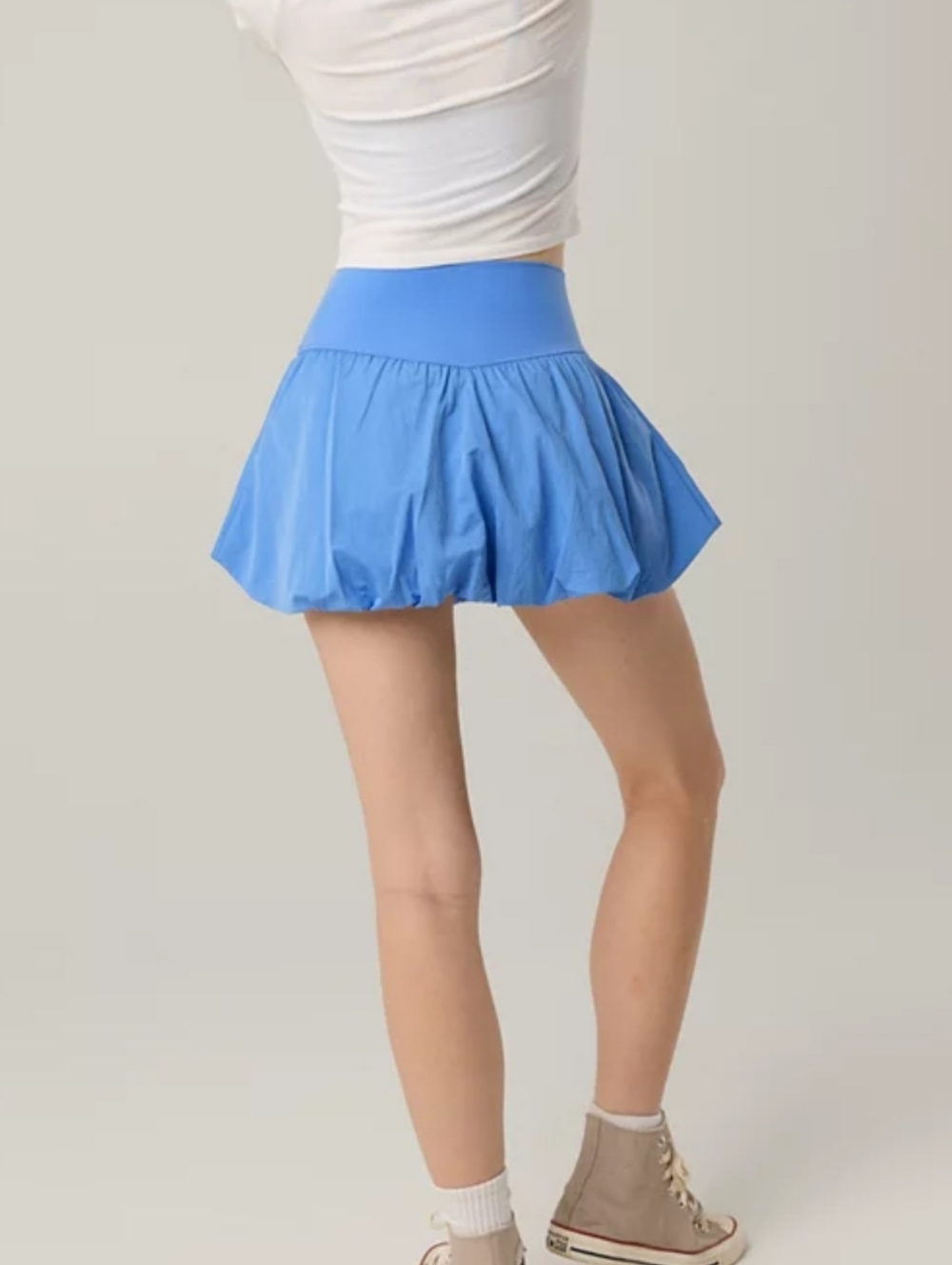 OFFLINE By Aerie Real Me Bubble Skort, Laundry Blue - Picture 2 of 10